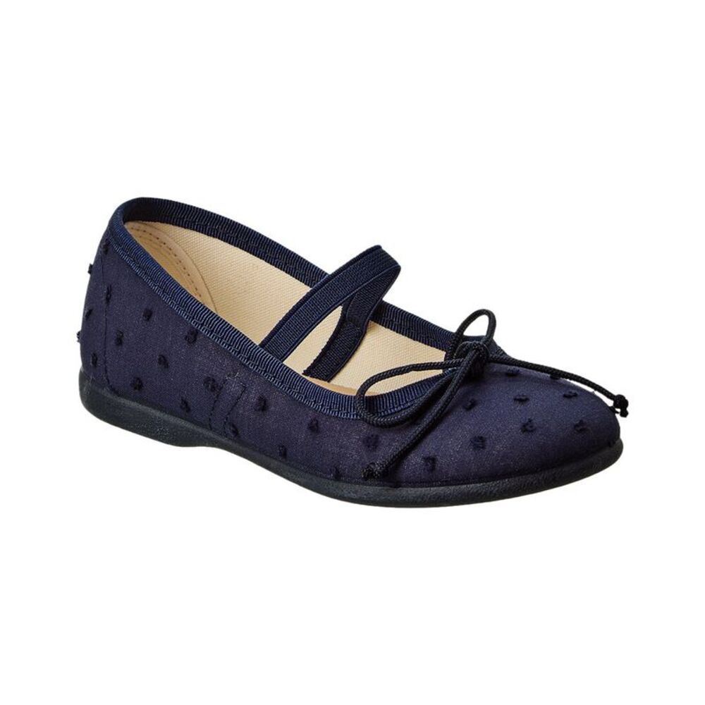Childrenchic Swiss Dot Ballet Flat, Blue